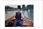 Rower in a Top Hat by Gustave Caillebotte