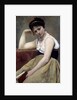 Interrupted reading by Jean Baptiste Camille Corot