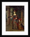 Portrait of Maria Theresa of Austria with Her Son by Pierre Mignard