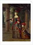 Portrait of Maria Theresa of Austria with Her Son by Pierre Mignard