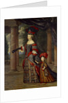 Portrait of Maria Theresa of Austria with Her Son by Pierre Mignard
