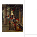 Portrait of Maria Theresa of Austria with Her Son by Pierre Mignard