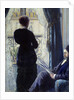 Interior called Woman at the window by Gustave Caillebotte