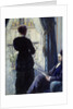 Interior called Woman at the window by Gustave Caillebotte