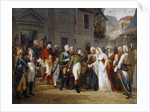 Napoleon I receiving the Queen Louise of Prussia in Tilsit by Jean Charles Tardieu