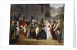 Napoleon I receiving the Queen Louise of Prussia in Tilsit by Jean Charles Tardieu