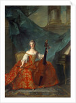Portrait of Madame Henriette de France playing a bass viol by Jean Marc Nattier