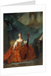 Portrait of Madame Henriette de France playing a bass viol by Jean Marc Nattier