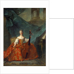 Portrait of Madame Henriette de France playing a bass viol by Jean Marc Nattier