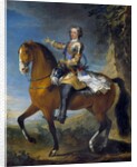 Portrait of Louis XV at the age of thirteen by Jean Baptiste van Loo and Charles Parrocel
