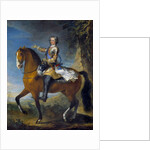 Portrait of Louis XV at the age of thirteen by Jean Baptiste van Loo and Charles Parrocel
