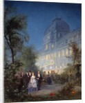 Evening Party at the Tuileries for the International Exposition by Pierre Tetar Van Elven