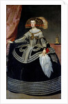Portrait of Queen Mary-Anne of Austria by Diego Velazquez