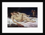 The Sleepers also known as the Sleep (Le Sommeil) by Gustave Courbet