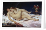 The Sleepers also known as the Sleep (Le Sommeil) by Gustave Courbet