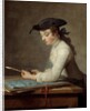 The Young Draughtsman by Jean Baptiste Simeon Chardin