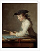The Young Draughtsman by Jean Baptiste Simeon Chardin