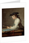 The Young Draughtsman by Jean Baptiste Simeon Chardin
