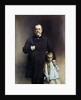 Portrait of Louis Pasteur with his grand-daughter by Leon Bonnat