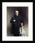 Portrait of Louis Pasteur with his grand-daughter by Leon Bonnat