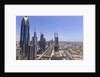 Dubai cityscape on Sheikh Zayed Road by Anonymous