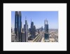 Dubai cityscape on Sheikh Zayed Road by Anonymous