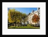 The garden of Place Rene Viviani in autumn by Anonymous