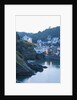 Polperro is a village with beautiful ancient houses along a canal by Anonymous