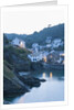Polperro is a village with beautiful ancient houses along a canal by Anonymous