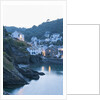 Polperro is a village with beautiful ancient houses along a canal by Anonymous