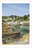 Polperro is a village with beautiful ancient houses along a canal by Anonymous