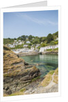 Polperro is a village with beautiful ancient houses along a canal by Anonymous