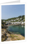 Polperro is a village with beautiful ancient houses along a canal by Anonymous