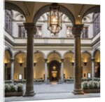 Palazzo (palace) Strozzi, the courtyard by Anonymous