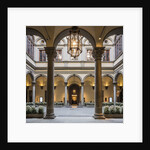 Palazzo (palace) Strozzi, the courtyard by Anonymous