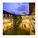 Biblioteca (Library) delle Oblate, the cloister and, on the background, the dome of the Cattedrale (Cathedral, Duomo) di Santa Maria del Fiore by Anonymous