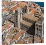 View of the Duomo (Cathedral) from the Rocca (fortress) by Anonymous