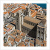 View of the Duomo (Cathedral) from the Rocca (fortress) by Anonymous