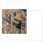 View of the Duomo (Cathedral) from the Rocca (fortress) by Anonymous