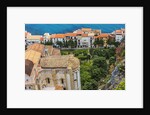 The apse of the Duomo (Cathedral) and some houses from the Rocca (fortress) by Anonymous