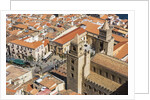The roofs of old town and the towers of the Duomo (Cathedral) from the Rocca (fortress) by Anonymous