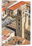 The roofs of old town and one of the towers of the Duomo (Cathedral) from the Rocca (fortress) by Anonymous