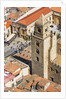 The roofs of old town and one of the towers of the Duomo (Cathedral) from the Rocca (fortress) by Anonymous