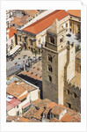 The roofs of old town and one of the towers of the Duomo (Cathedral) from the Rocca (fortress) by Anonymous