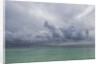 Rain clouds and thunderstorm at sea. by Anonymous