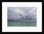 Rain clouds and thunderstorm at sea. by Anonymous