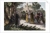 Alibgensian heresy - St. Dominic preaching to the Albigensian by Anonymous