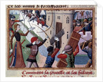 Joan of Arc leading the assault during the siege of Paris, 1429 by Anonymous