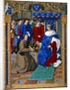 Petrarch presenting his book to King Louis XII of France, by Jean Pichore