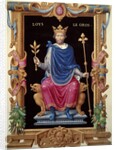 Portrait of King Louis VI the Fat, by Jean du Tillet